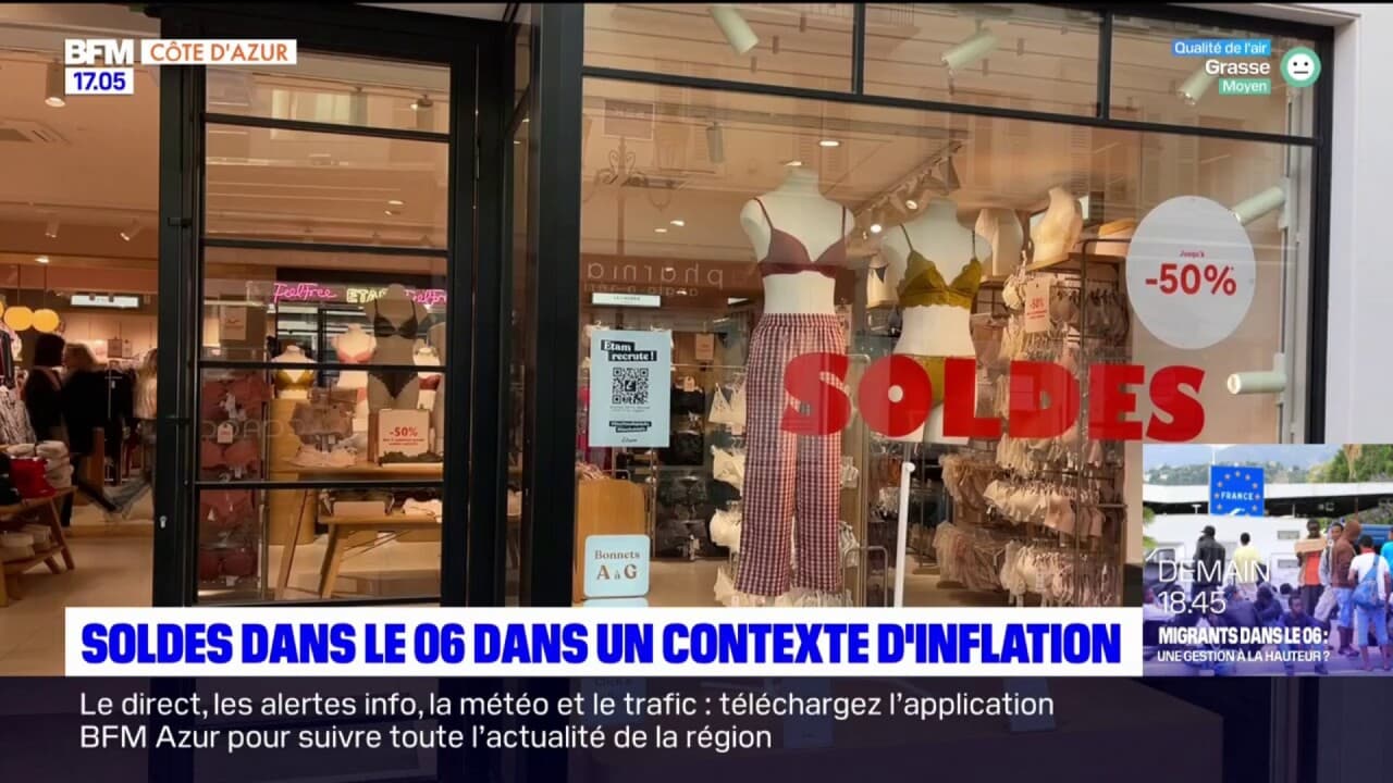 AlpesMaritimes les soldes d'hiver ont débuté dans un contexte d'inflation