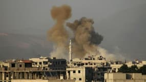 Un bombardement en Syrie