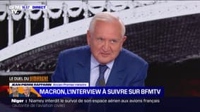 Interview d'Emmanuel Macron à 20h: "Aujourd'hui il faut parler d'action" pour Jean-Pierre Raffarin, ancien Premier ministre