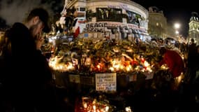 Place de la République à Paris, le 17 novembre 2015