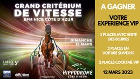 Tentez de gagner une expérience VIP au Grand Critérium de Vitesse BFM Nice Côte d'Azur 