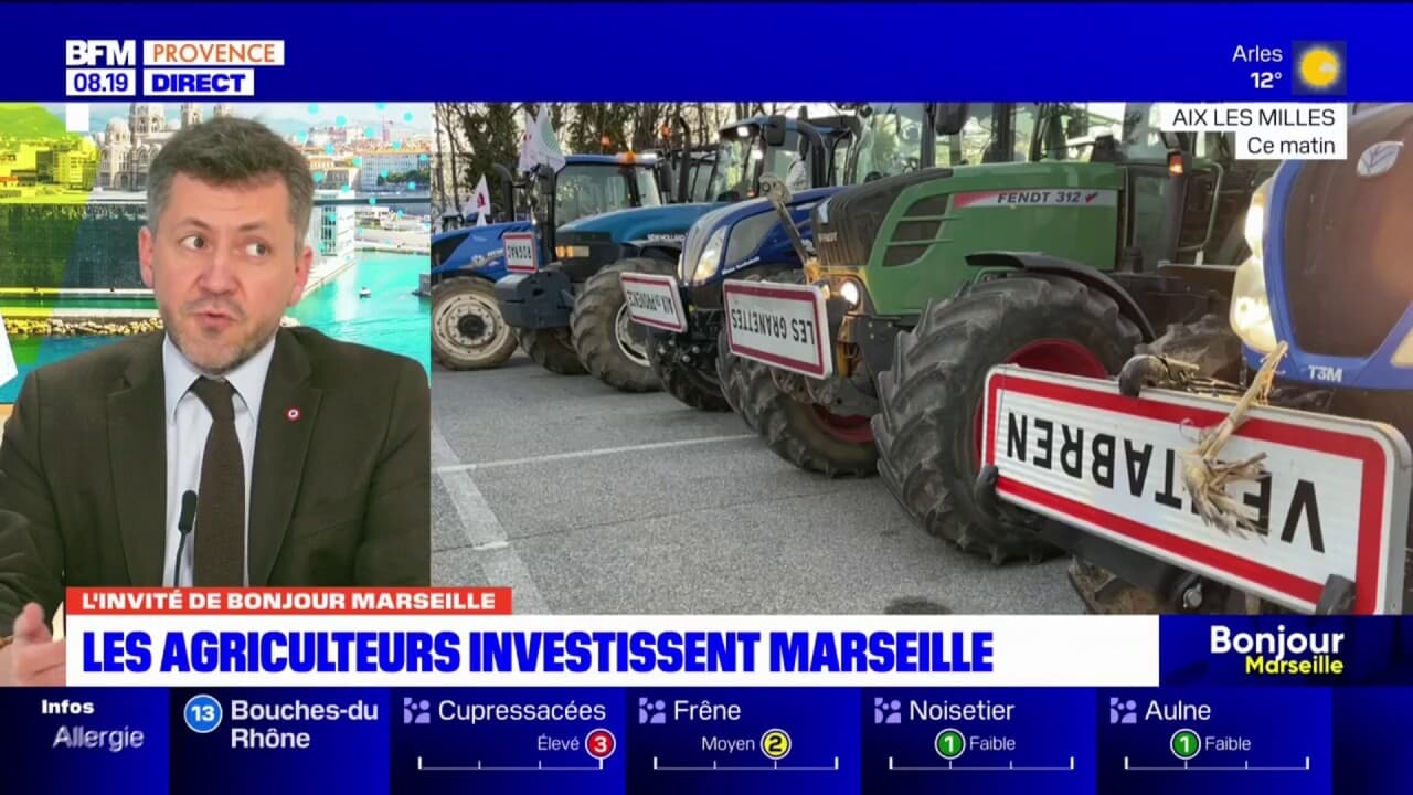 Marseille: le député RN Franck Allisio réaffirme son soutien aux  agriculteurs