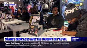 Lyon : séance de dédicaces avec les joueurs de l'ASVEL