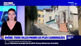 Rhône : trois villes parmi les plus cambriolées