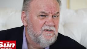 Thomas Markle, le père de Meghan Markle, dans une interview vidéo au Sun, publiée sur YouTube le 15 juillet 2018.