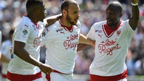 Buteur à Montpellier, Braithwaite félicité par ses équipiers 