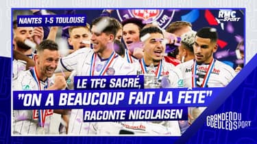 Nantes 1-5 Toulouse : "On a beaucoup fait la fête", raconte Rasmus Nicolaisen après le sacre des Violets en Coupe de France