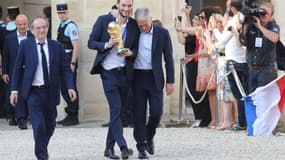 Hugo Lloris et Didier Deschamps
