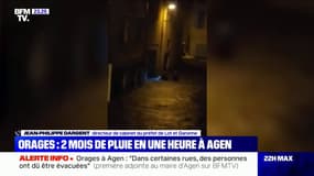 Inondations à Agen: "Une soixantaine d'interventions ont déjà été conduites par les sapeurs-pompiers", selon la préfecture