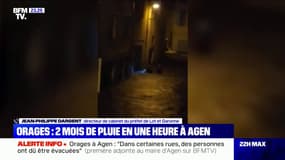 Inondations à Agen: "Une soixantaine d'interventions ont déjà été conduites par les sapeurs-pompiers", selon la préfecture