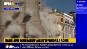 Rome : une tour médiévale en travaux s'effondre partiellement, piégeant un ouvrier