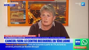 Frédérique Forestier, chirurgien sénologue en cancérologie au centre Henri Becquerel de Rouen, rappelle que plus un cancer du sein est dépisté tôt, plus les chances de guérison sont importantes