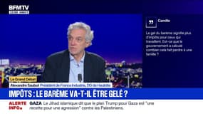 Économie: "Le sujet de la France, il est simple, c'est notre décrochage depuis 20 ans en termes de création de richesse", estime Alexandre Saubot, président de France Industrie