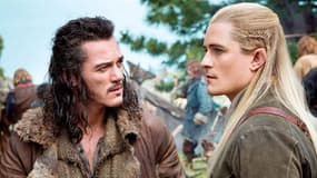 Orlando Bloom (à droite) apparaîtra dans le troisième volet du Hobbit.