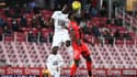 Guirassy et Ecuélé-Manga, à Dijon le 16 octobre 2020
