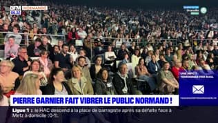 Rouen: Pierre Garnier fait vibrer le public normand