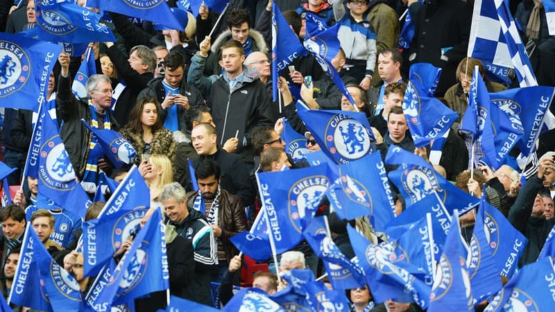 Les supporters de Chelsea