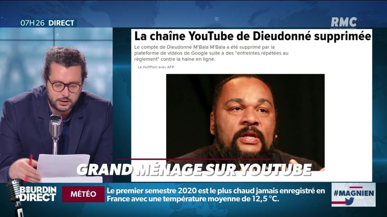 #Magnien, la chronique des réseaux sociaux : Grand ménage sur YouTube -  01/07