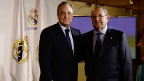 Florentino Perez et Francisco Gento en 2017