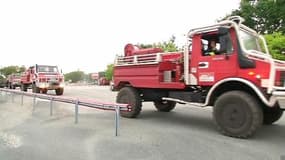 Incendie en Gironde: "le feu stabilisé mais pas éteint", selon le préfet