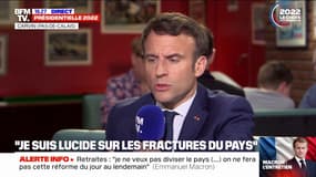 Emmanuel Macron: "Je suis très lucide sur les fractures" du pays