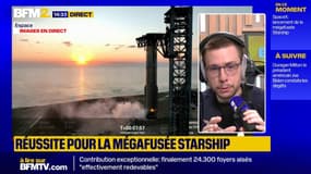 SpaceX rattrape le premier étage de sa mégafusée Starship après un vol 