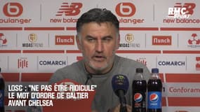 Lille : Galtier ne veut surtout pas être "ridicule" face à Chelsea
