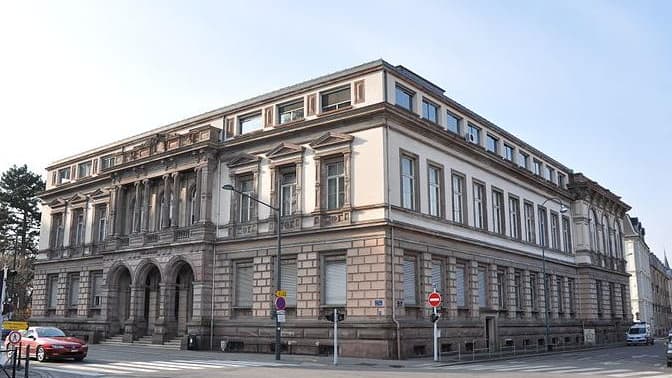Le Tribunal de grande instance de Mulhouse.