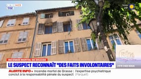 Incendie mortel de Grasse: le suspect reconnaît des "faits involontaires"