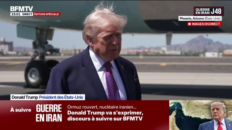 "Nous avons eu très bons échanges" avec l'Iran, annonce Donald Trump