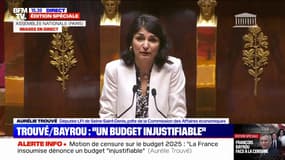 Gouvernement Bayrou: "Votre stabilité, c'est le chaos et la crise", déclare Aurélie Trouvé (LFI)