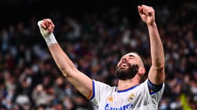 Karim Benzema a inscrit un triplé face au PSG.