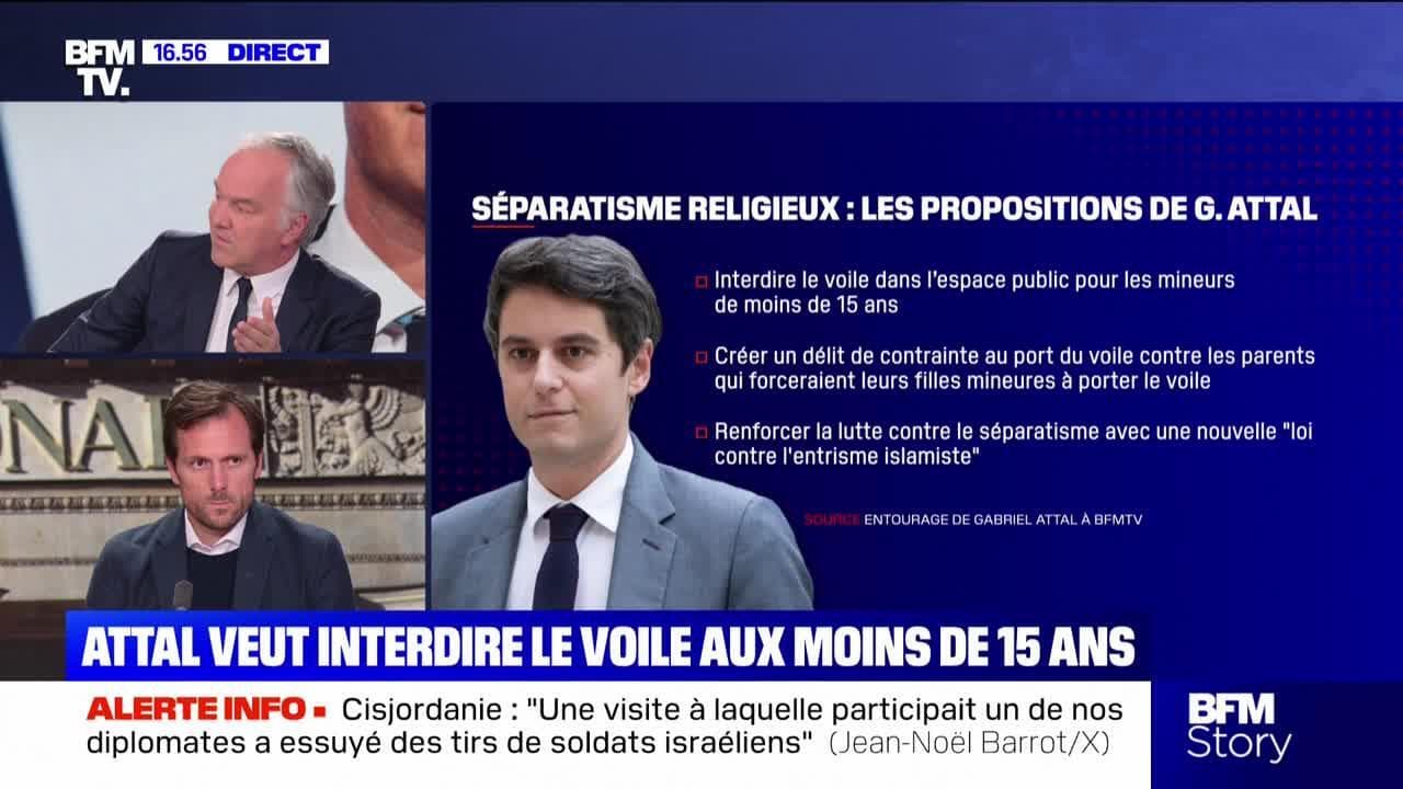 Story 2 : gabriel attal veut interdire le voile aux moins de 15 ans - 21/05