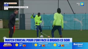 Match crucial pour l'OM face à Bruges ce soir 