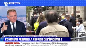 Tests Covid-19: le Pr Philippe Juvin estime qu'il faut "laisser la priorité" aux malades et aux cas contacts