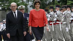 Jean-Yves Le Drian et Sylvie Goulard