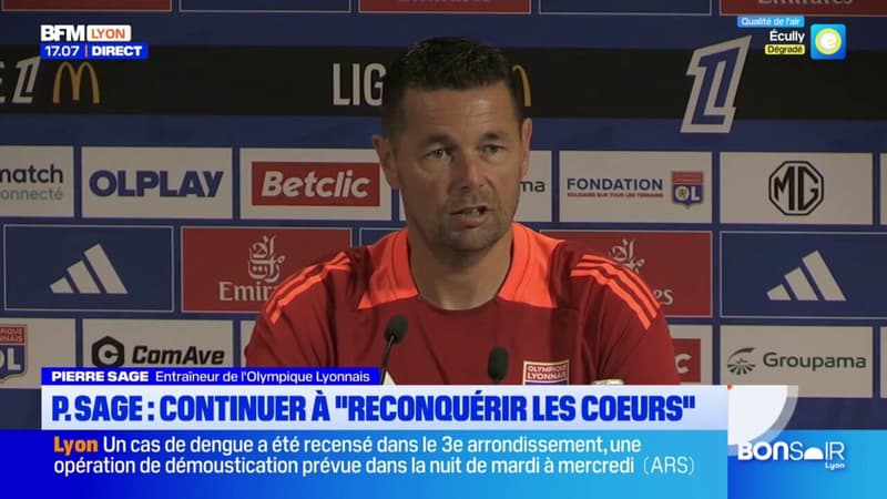 OL: Pierre Sage veut que son groupe reste proche des supporters