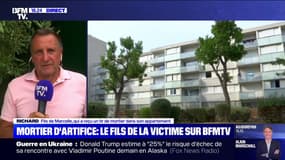 Marseille: "Ça aurait pu la tuer", confie Richard, fils de Marcelle, victime d'un tir de mortier dans son appartement