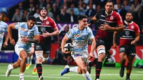 Nolann Le Garrec lors du match entre le Racing et Toulouse