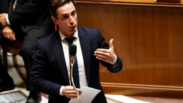 Jean-Baptiste Djebbari lors des questions au gouvernement à l'Assemblée nationale le 23 juin 2020