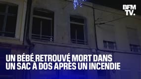 Nord: un bébé retrouvé mort dans un sac à dos après un incendie