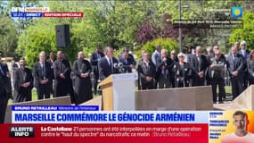 Commémoration du génocide arménien: "l'Arménie est une cause française", lance Bruno Retailleau