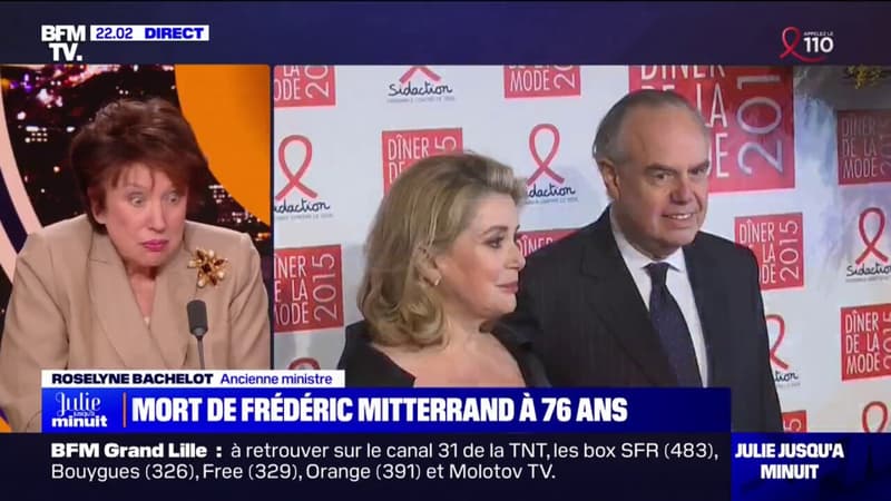 Roselyne Bachelot sur le décès de Frédéric Mitterrand: 