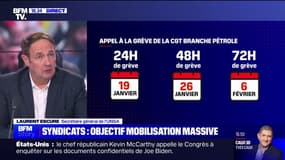 Laurent Escure (UNSA) sur la réforme des retraites: "Partout où je passe, ce sujet fait monter les poils chez les gens"