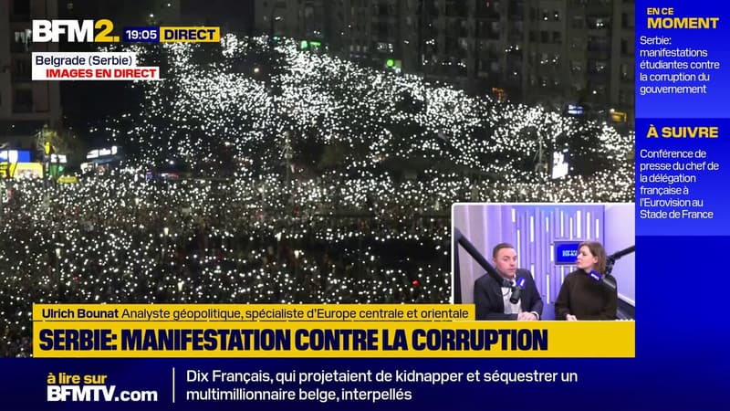 Manifestation anti-corruption massive en Serbie: 