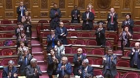 Les sénateurs communistes ont quitté la séance de ce samedi 20 avril 2013.