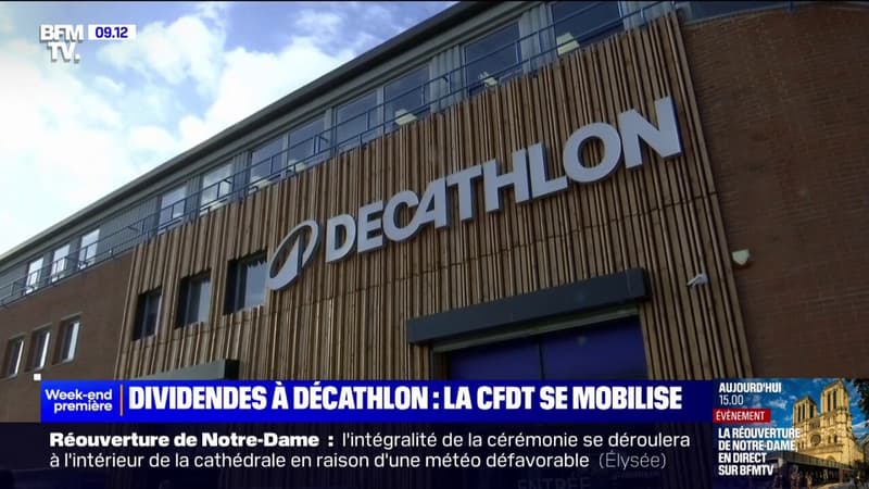 Grève à Decathlon: la CFDT se mobilise face aux dividendes de 1 milliard d'euros versés aux actionnaires