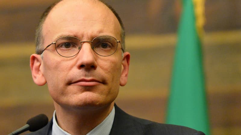 Le Premier ministre Enrico Letta, jeudi 25 avril 2013 à Rome.