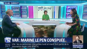 Var: Marine Le Pen conspuée à Châteaudouble