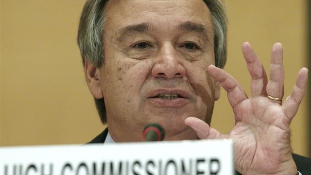 Antonio Guterres, Haut commissaire aux réfugiés. Le nombre de demandeurs d'asile dans les pays occidentaux a progressé de 20% l'an dernier, selon le Haut Commissariat des Nations unies pour les Réfugiés (HCR) qui attribue cette augmentation aux crises en